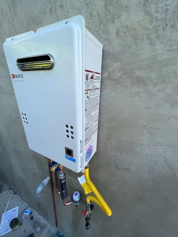 Tankless water heater installation for East Providence homes